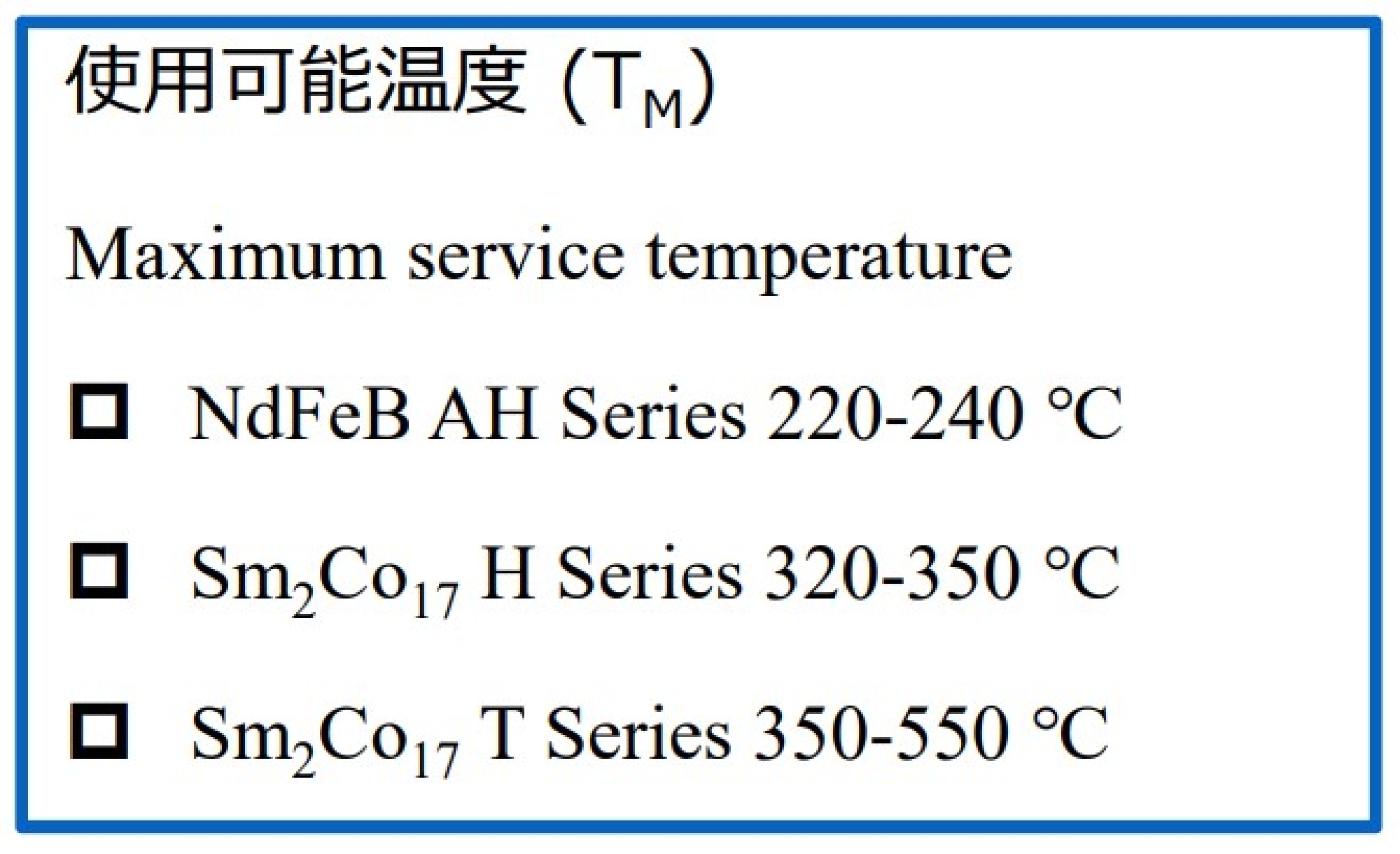 使用可能温度